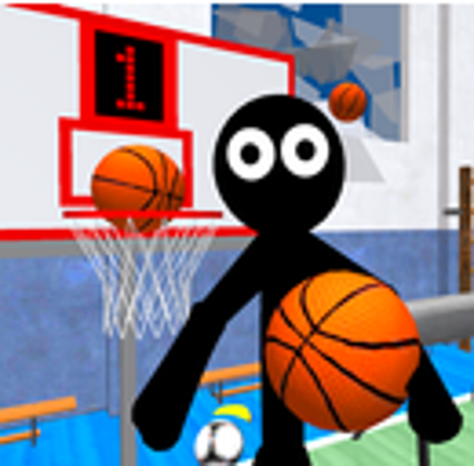 Stickman Neighbor. Basketball Basics Teacher 3D Image