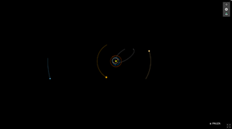 Symulacja grawitacji obiektów kosmicznych Image