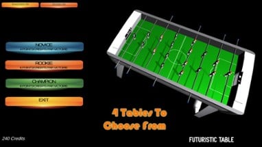 Table Soccer Foosball 3D Image