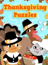 Thanksgiving Puzzles - Fall Holiday Games for Kids Image