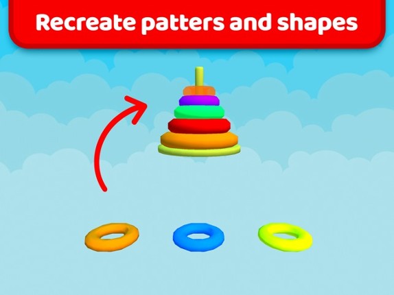 3D Baby Blocks Train games IXL screenshot