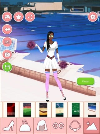 Cheerleader Dress Up - Fashion Makeover Games Image