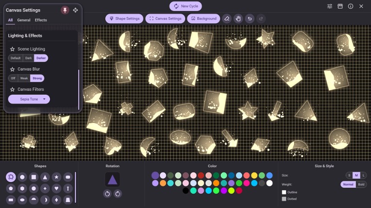 Ephemeral Art: Shapeweaver screenshot