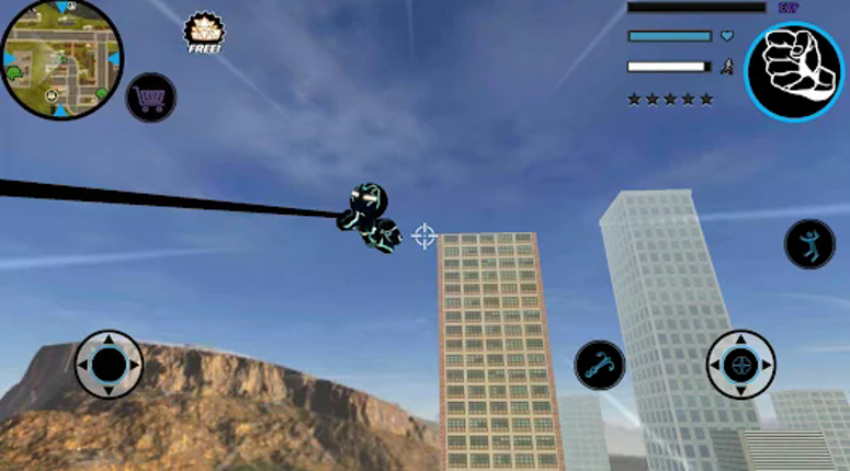 Neon Iron Stickman Rope Hero C Image