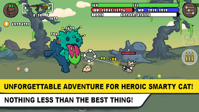 Cat shoot war: offline games screenshot