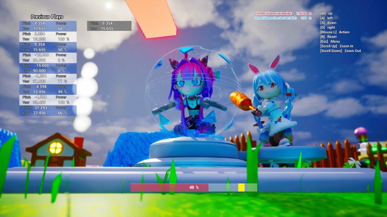 Peko Downhill Hurl screenshot