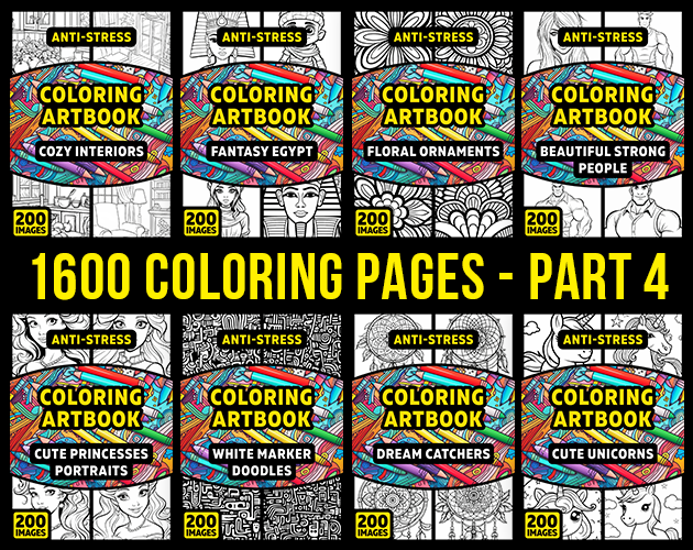 Games like 1600 Coloring Pages - Part 4