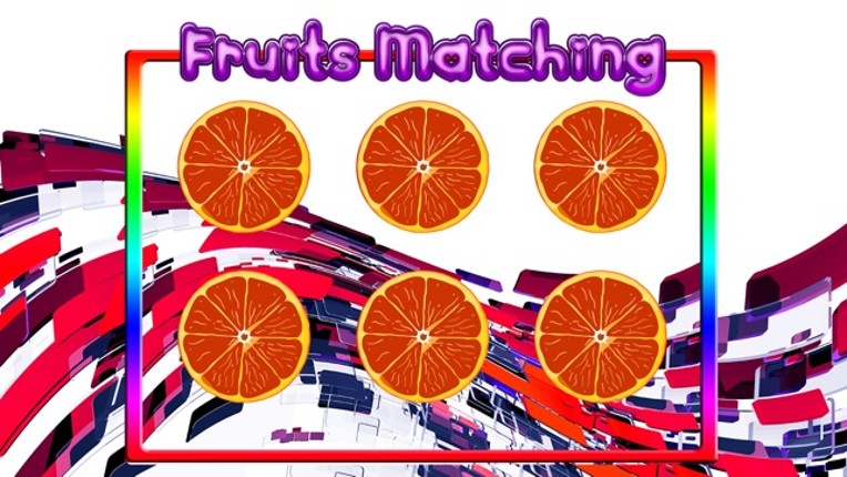 Cards Game For Kids - Fruits Matching Puzzles Test screenshot