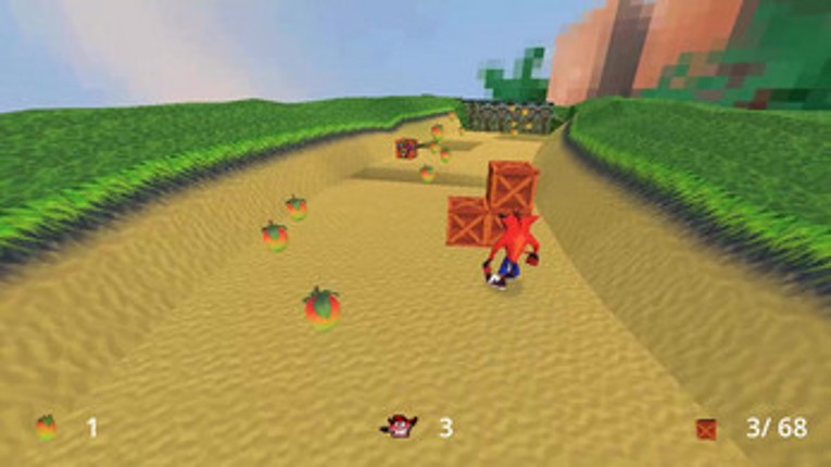 Crash Bandicoot. Godot. 20 games challenge screenshot