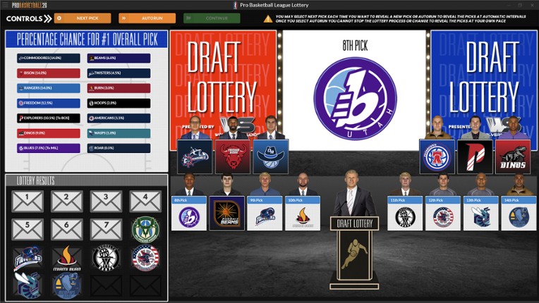 Draft Day Sports: Pro Basketball 2026 screenshot