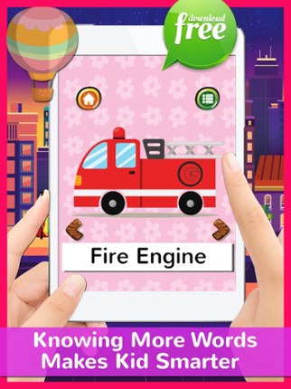 FirstlyBabah ABC Kids First Words Car And Vehicles Image