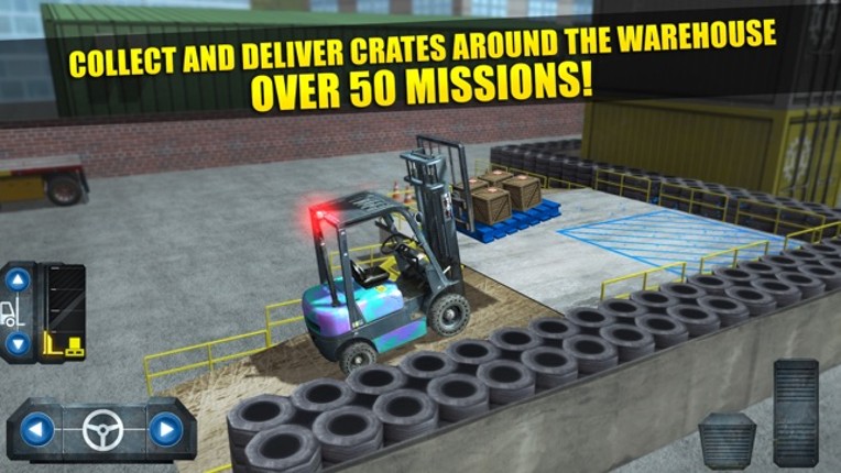 Fork Lift Truck Driving Simulator Real Extreme Car Parking Run screenshot