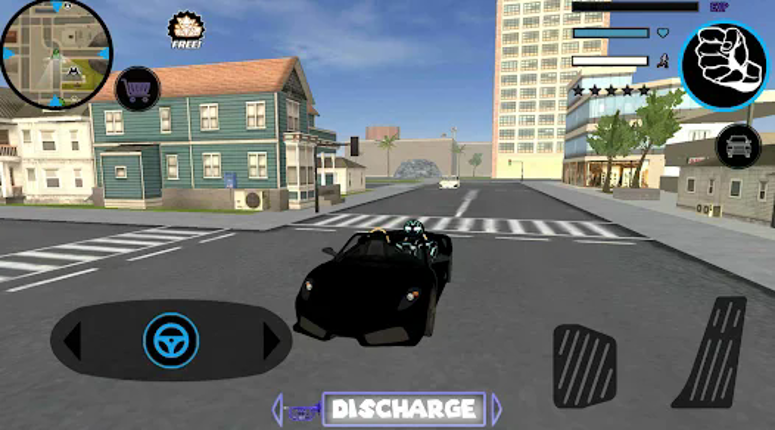 Neon Iron Stickman Rope Hero C screenshot