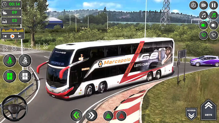 Coach Bus Driver City Bus Game screenshot