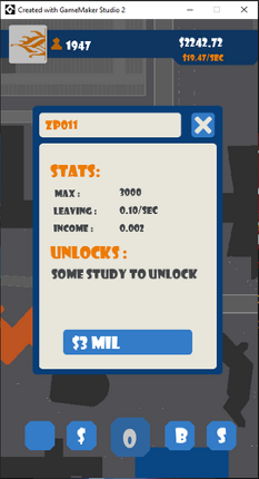 Hanze manager clicker concept. Image