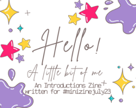 Hello! A Little Bit of Me Zine Image