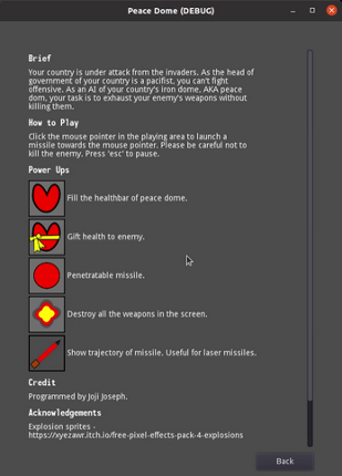 Peace Dome screenshot