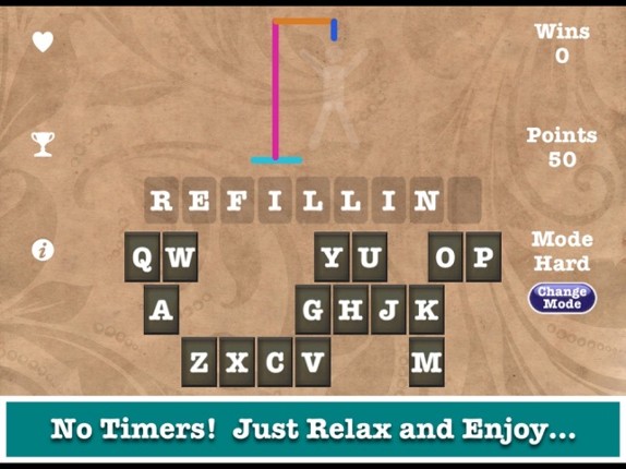 Stress Free Endless Hangman screenshot
