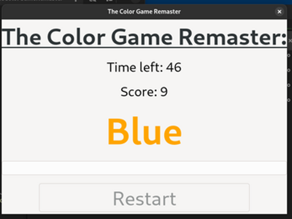 The Color Game Remaster: Image