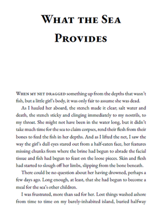 What the Sea Provides Image