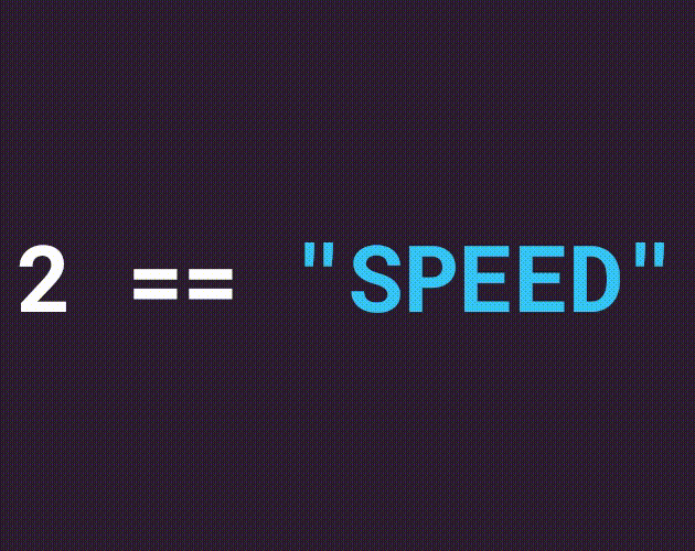Games like 2 == "SPEED"