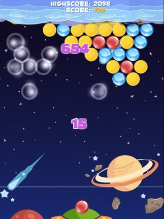 Bubble Cloud Planet Mania - Popping Shooter Puzzle Free Game Image