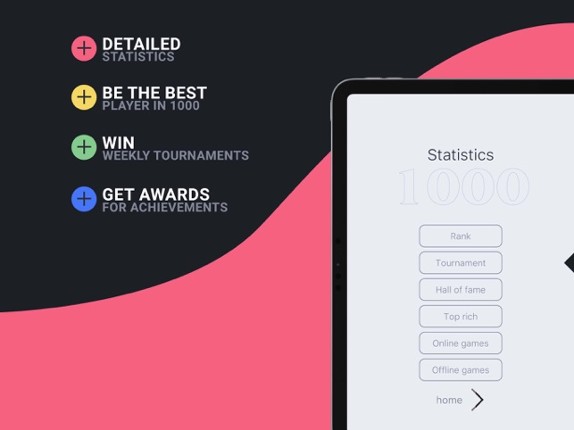 Card game 1000 online offline screenshot