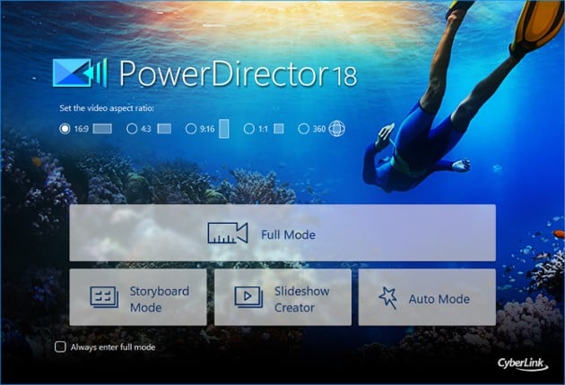 CyberLink PowerDirector 18 Ultra - Video editing, Video editor, making videos screenshot