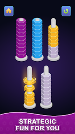 Nuts & Bolts - Color Sort Game screenshot
