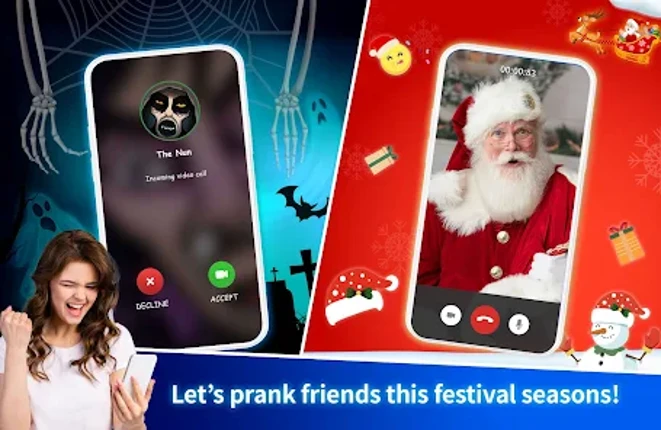 Prank App: Fake video & chat Image