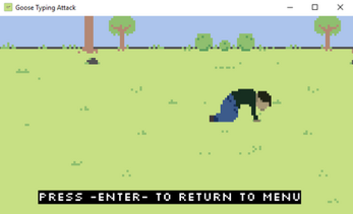 Goose Typing Attack screenshot