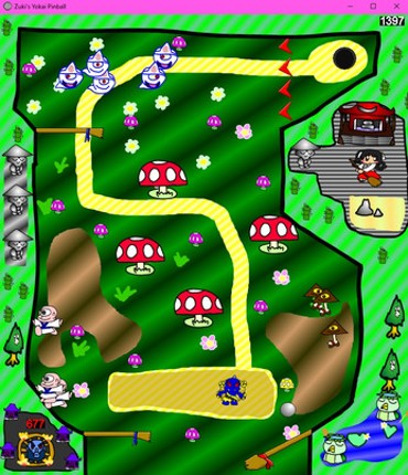 Zuki's Yokai Pinball screenshot