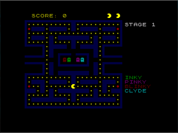 ZX Spectrum PAC-MAN Game Cover