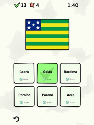 States of Brazil Quiz screenshot
