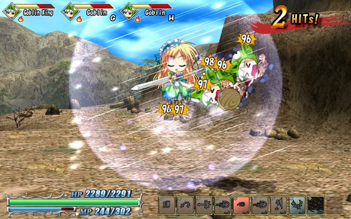 A dragon girl looks up at the endless sky screenshot