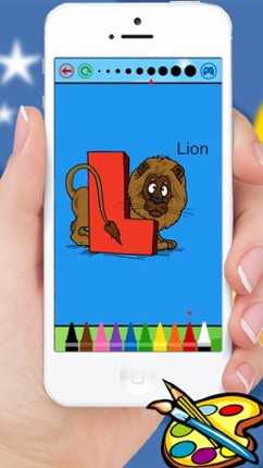 ABC Animals coloring book for kindergarten kids and toddlers screenshot
