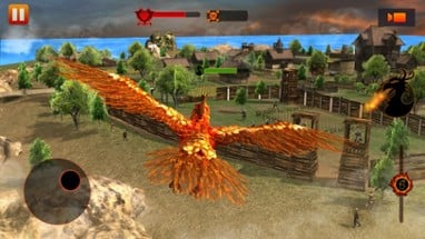 Angry Phoenix Revenge 3D Image