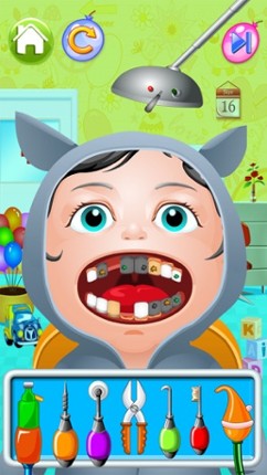 Baby Doctor Dentist Salon Games for Kids Free screenshot