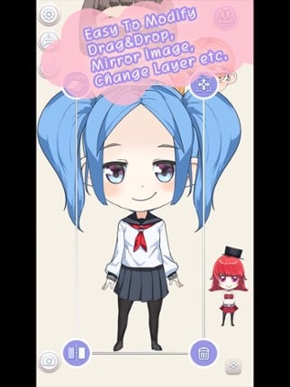 Chibi Girl Star Image