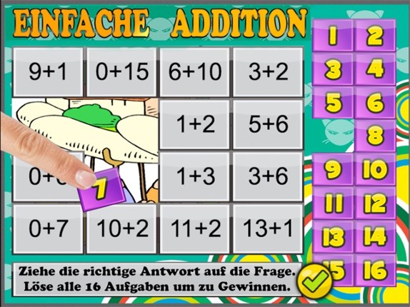 Einfache Addition screenshot
