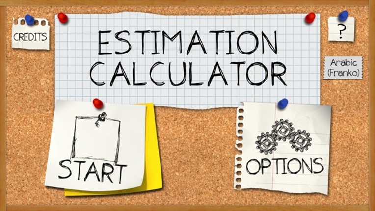 Estimation Calculator (Scoresheet) screenshot