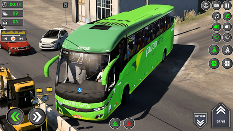 Coach Bus Driver City Bus Game screenshot