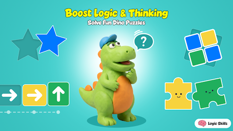 Dino puzzle & games for kids screenshot