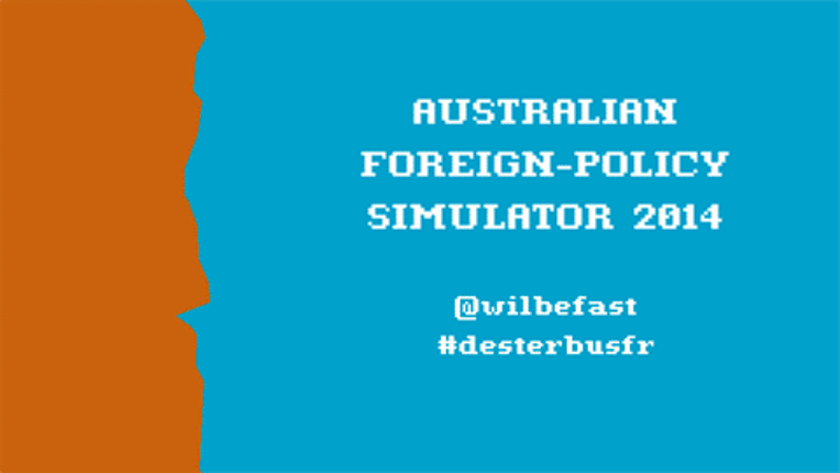 Australian Foreign Policy Simulator 2014 screenshot