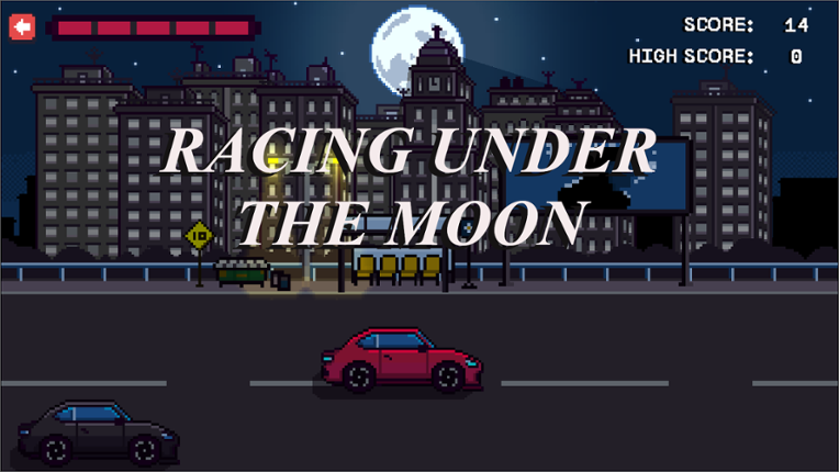 Racing under the moon Image