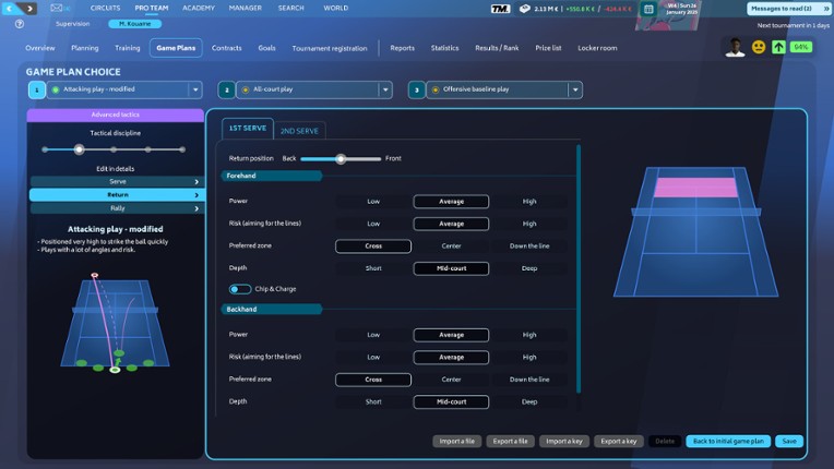 Tennis Manager 25 screenshot