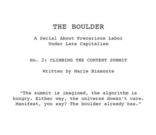 The Boulder Issue #2: Climbing the Content Summit Image
