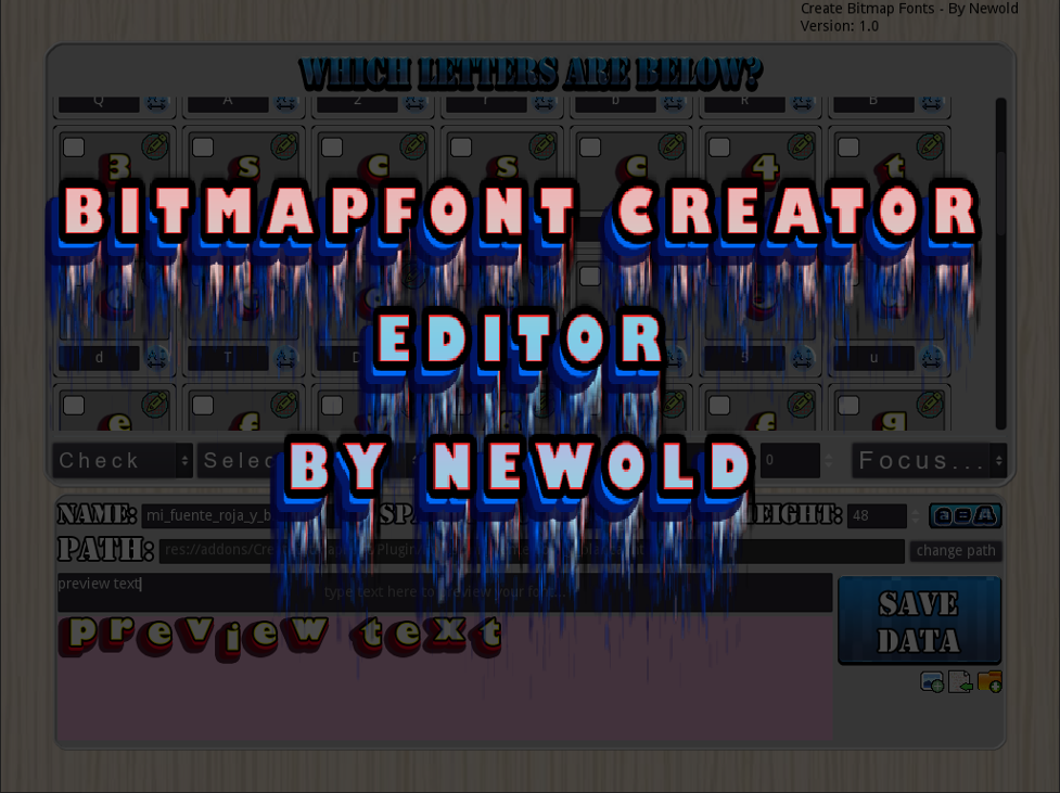 Games like Create BitmapFonts - Plugin Godot 3.2
