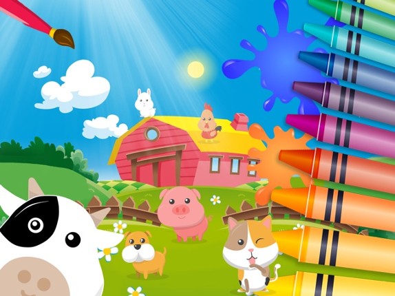 Cute Animal Coloring - Fun artstudio for kids Image