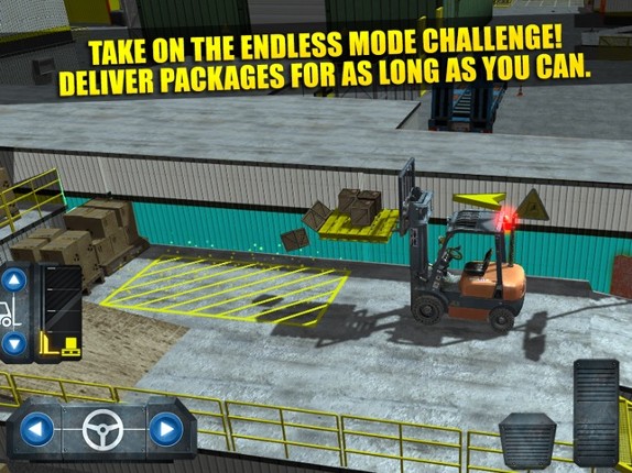 Fork Lift Truck Driving Simulator Real Extreme Car Parking Run screenshot